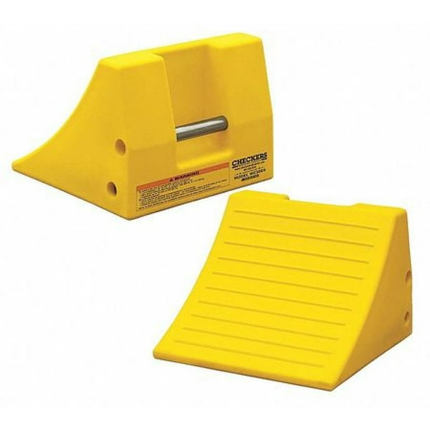 Wheel Chock Yellow 15 In W x 11 In H Wheel Chock Yellow 15 In W x 11 In H